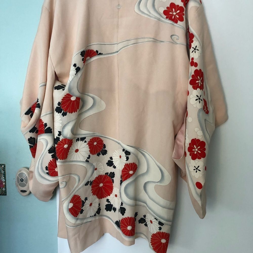Vintage Kimono Robe Coverup Wrap - Picture 3 of 6